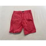 H&M Men's Khaki Flat Front Shorts Size 36R Cotton Pink High Rise