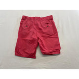 H&M Men's Khaki Flat Front Shorts Size 36R Cotton Pink High Rise