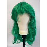 BERON Green Wigs Long Curly Wavy Women NEW