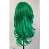 BERON Green Wigs Long Curly Wavy Women NEW
