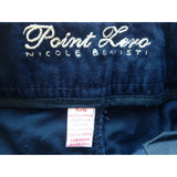 Point Zero Nicole Benisti Women's Size 5/6 Blue Mid Rise Cotton Bermuda Shorts