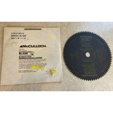 McCULLOCH #216514-22 Replacement 80 Tooth Brush Blade NOS