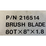 McCULLOCH #216514-22 Replacement 80 Tooth Brush Blade NOS