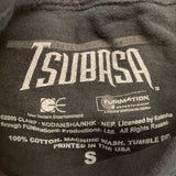 TSUBASA Japanese manga Anime T Shirt Men's Size Small Cotton Black Crew Neck Tee