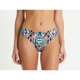Becca Women's Multi Coloured High Waisted Bathing Suit Bottoms XL Polyester NWT