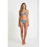 Becca Women's Multi Coloured High Waisted Bathing Suit Bottoms XL Polyester NWT