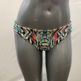 Becca Women's Multi Coloured High Waisted Bathing Suit Bottoms XL Polyester NWT