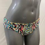 Becca Women's Multi Coloured High Waisted Bathing Suit Bottoms XL Polyester NWT