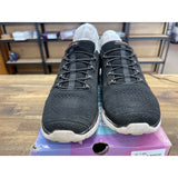 SKECHERS 104723W WOMEN'S SNEAKER BLACK/ROSE GOLD 9.5 Wide fit