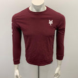 Zoo York T shirt Youth Large Long Sleeve Cotton red