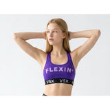 VSX Victoria's Secret Flexin' Racerback Sports Bra Women's Size Small Purple
