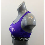 VSX Victoria's Secret Flexin' Racerback Sports Bra Women's Size Small Purple