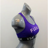 VSX Victoria's Secret Flexin' Racerback Sports Bra Women's Size Small Purple