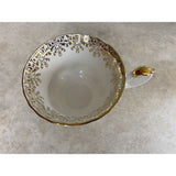 Royal Albert Happy Anniversary Gold Laced Tea Cup & Saucer Set