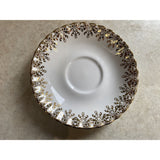 Royal Albert Happy Anniversary Gold Laced Tea Cup & Saucer Set