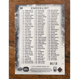 2024 Upper Deck CFL High Gloss #/10 Checklist 80 Oliviera Schoen Blue Bombers