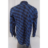 Giorgio Collection  Extra Large Blue Checks Executive Fit  Long Sleeve Shirt