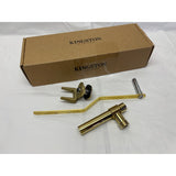 Kingston Brass  Milano Front Mount Tank Lever Polished Brass