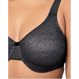 Wonderbra W1591 Womens Eco Pure Lace Minimizer Underwire Bra Black
