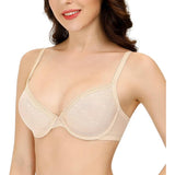 VOGUE SECRET WOMEN'S SHEER MESH BRA PLUS SIZE 40D NWT
