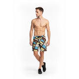 Hurley Boardshorts Men's 32 2009 Brown Yellow Polyester