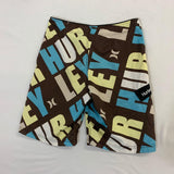 Hurley Boardshorts Men's 32 2009 Brown Yellow Polyester