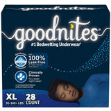 GoodNite Youth Pants Boys XL 95-140lbs Box of 28