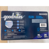 GoodNite Youth Pants Boys XL 95-140lbs Box of 28