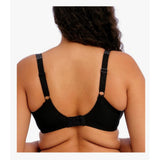 Elomi Womens Lucie EL4490BLK Stretch Lace Underwire Plunge Bra