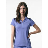 Maggie Lane Women's Golf shirt Large Blue Poly/Spandex pre-owned