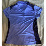 Maggie Lane Women's Golf shirt Large Blue Poly/Spandex pre-owned