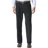Dockers 47876-0004 Men 38X30 Comfort Khaki Stretch Relaxed Fit Pleated Navy NWT