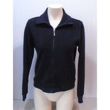 Roots Canada Women's Black Long Sleeve Mock Full Zip Fleece Jacket Size Small