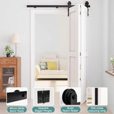 WINSOON 32" Bifold Barn Door Hardware Kit for closet door