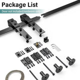 WINSOON 32" Bifold Barn Door Hardware Kit for closet door