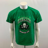 Sons of Ireland Hooligans Motorcycle Club Graphical Green Men's T-Shirt