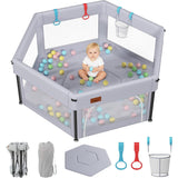 Foldable Baby Playpen With Mat, Collapsible and Portable with Carry Bag NEW