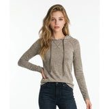 Harlow Women's XS Hoodie Lightweight Brown Rayon blend