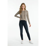 Harlow Women's XS Hoodie Lightweight Brown Rayon blend