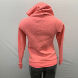 MIKK Athletica Sweatshirt Women's Small Pink LOVE Hoodie Polyester