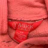 MIKK Athletica Sweatshirt Women's Small Pink LOVE Hoodie Polyester