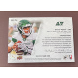 2023 Upper Deck CFL SP Game Used Autograph Trevor Harris Roughriders CFL-TH