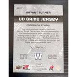 2014 Upper Deck CFL UD Game Jersey Bryant Turner Blue Bombers GJ-BT
