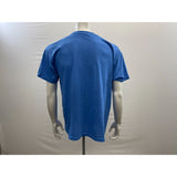 Landshark Lager Men's Graphic T Shirt Size Large Blue Crew Neck Cotton Blend Tee