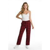 La Senza Women's Red Plaid PJ Pants Size Large Cotton