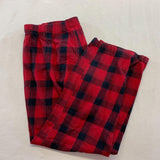 La Senza Women's Red Plaid PJ Pants Size Large Cotton