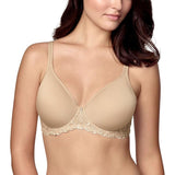 Bali B3443X One Smooth Ultra Light Embroidered Full-Figure Bra Nude
