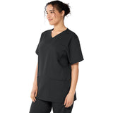 Hanes Unisex-Adult Comfort Fit Scrub Top Medical top Black 2XL NWOT
