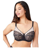 Wacoal 855186 Retro Chic Full Figure Underwire Bra Black