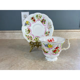 Royal Albert Canada Our Emblems Dear Bone China Tea Cup And Saucer Set